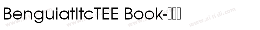 BenguiatItcTEE Book字体转换